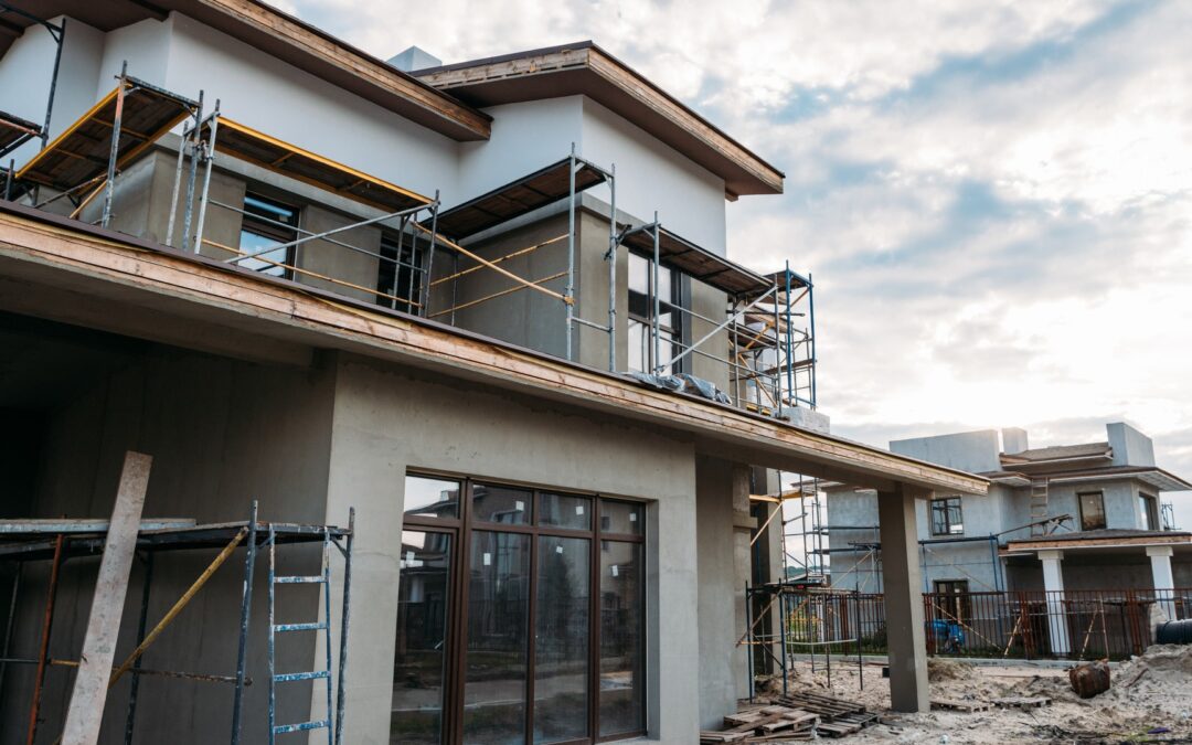 Custom modern home construction